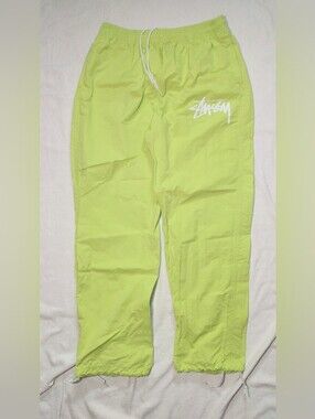 STUSSY x NIKE Collab Neon Adjustable Waist Beach Trouser Pants - Men's M